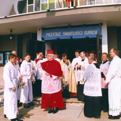 X-lecie parafii w Pęgowie (bierzmowanie oraz poświęcenie plebanii)